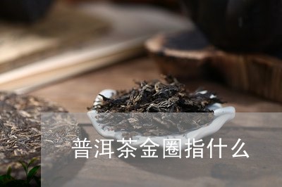 普洱茶金圈指什么/2023040181793