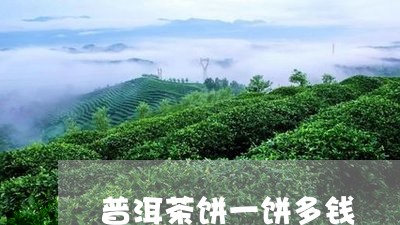 普洱茶饼一饼多钱/2023033189795