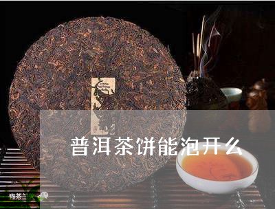 普洱茶饼能泡开么/2023031665161