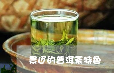 景迈的普洱茶特色/2023041395048