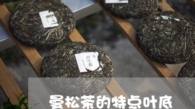 曼松茶的特点叶底/2023032503914