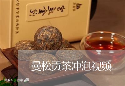 曼松贡茶冲泡视频/2023032241715