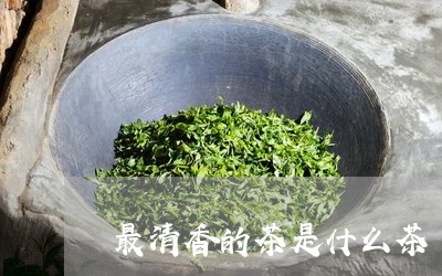 最清香的茶是什么茶/2023032091691