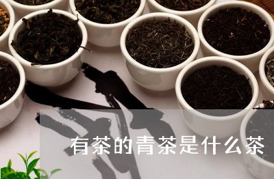 有茶的青茶是什么茶/2023032186058