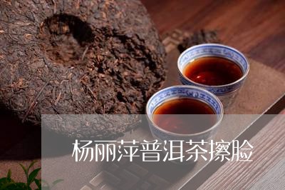 杨丽萍普洱茶擦脸/2023033157482