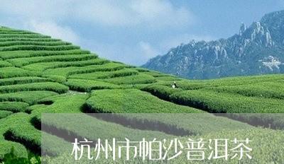 杭州市帕沙普洱茶/2023031607269