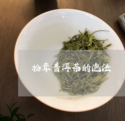 松茸普洱茶的泡法/2023033162828