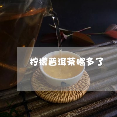 柠檬普洱茶喝多了/2023041228261