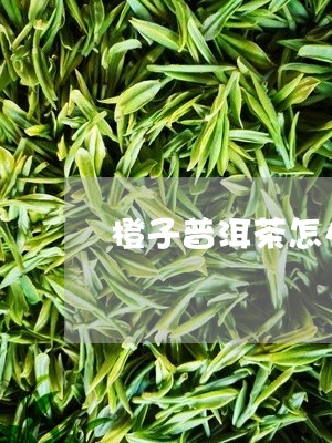 橙子普洱茶怎么煮/2023040989603