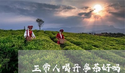 正常人喝丹参茶好吗/2023031871695