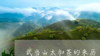 武当山太和茶的来历/2023032126058