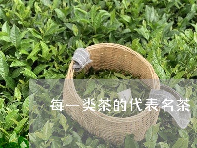 每一类茶的代表名茶/2023032161694