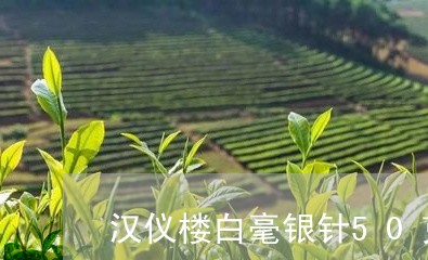 汉仪楼白毫银针50克价格/2023033196948