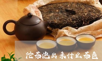 沱茶泡出来什么茶色/2023041650494