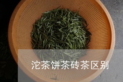 沱茶饼茶砖茶区别/2023032571603