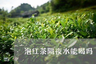 泡红茶隔夜水能喝吗/2023041595148