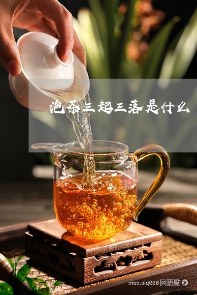 泡茶三起三落是什么/2023041662593