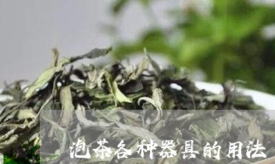 泡茶各种器具的用法/2023041627279