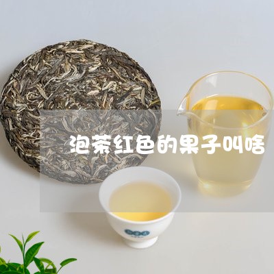 泡茶红色的果子叫啥/2023041669383