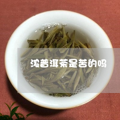 浓普洱茶是苦的吗/2023041375847