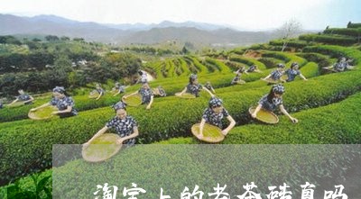 淘宝上的老茶砖真吗/2023032051492