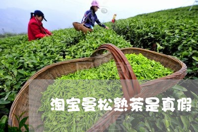 淘宝曼松熟茶是真假/2023041493979