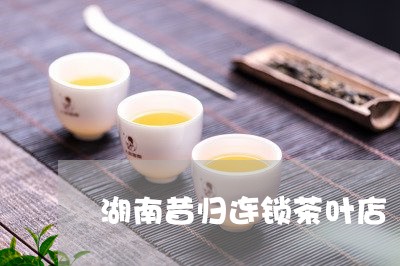 湖南昔归连锁茶叶店/2023041472604