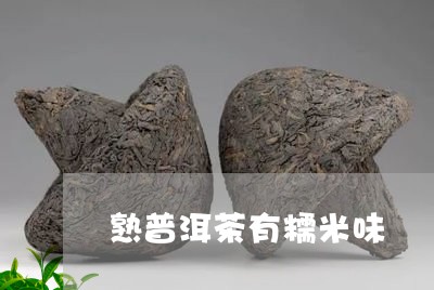 熟普洱茶有糯米味/2023041314949