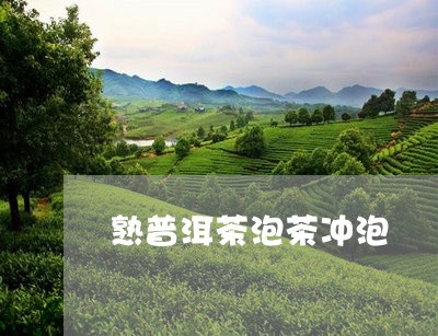 熟普洱茶泡茶冲泡/2023040931535