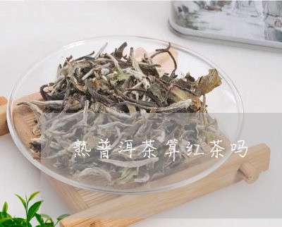 熟普洱茶算红茶吗/2023041366268