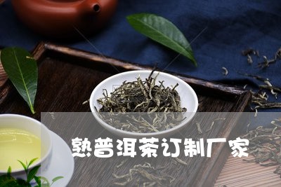 熟普洱茶订制厂家/2023041116260