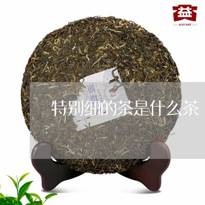 特别细的茶是什么茶/2023031935949