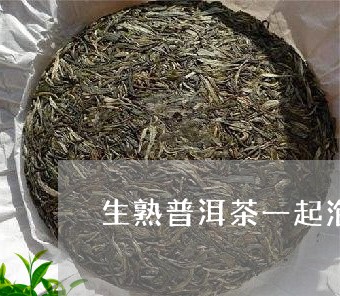 生熟普洱茶一起泡/2023041224848