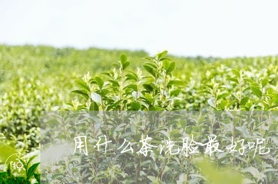 用什么茶洗脸最好呢/2023031938372