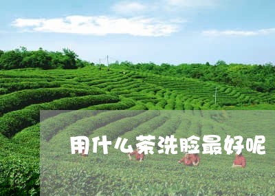 用什么茶洗脸最好呢/2023041529804