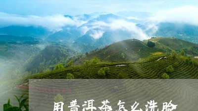 用普洱茶怎么洗脸/2023031713716