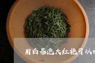 用白茶泡大红袍可以吗女生/2023040973926