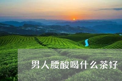 男人腰酸喝什么茶好/2023041546060