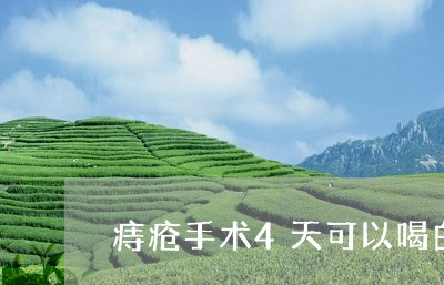 痔疮手术4天可以喝白茶吗/2023033106460