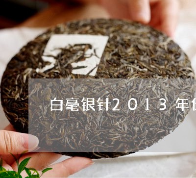 白毫银针2013年份的茶/2023033120614