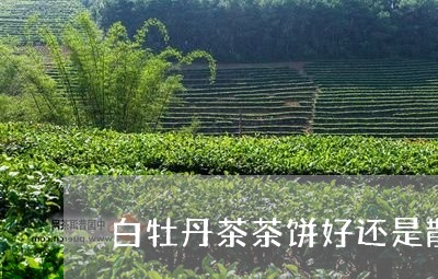 白牡丹茶茶饼好还是散茶好/2023041003935