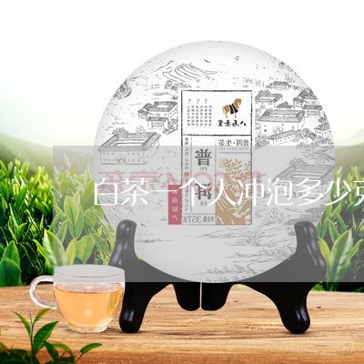 白茶一个人冲泡多少克合适/2023041099504