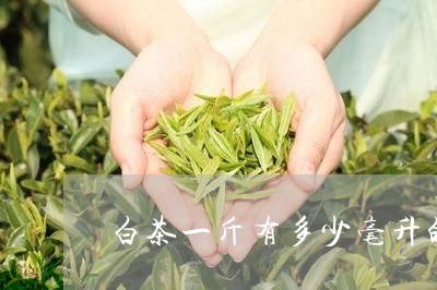 白茶一斤有多少毫升的茶叶/2023041074069