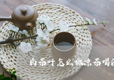 白茶叶怎么做凉茶喝法视频/2023041131406