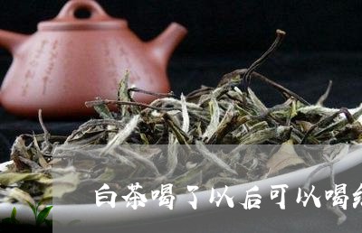 白茶喝了以后可以喝红茶吗/2023041167483