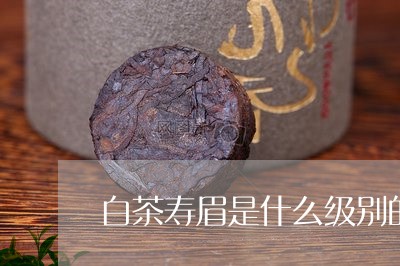 白茶寿眉是什么级别的产品/2023041148049