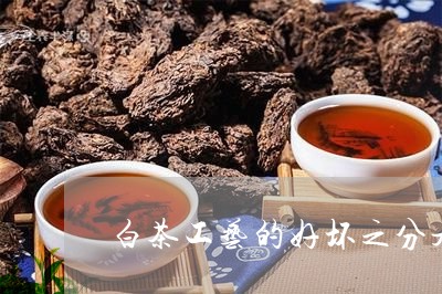 白茶工艺的好坏之分是多少/2023041154149