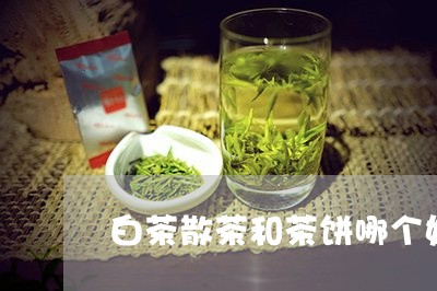 白茶散茶和茶饼哪个好喝些/2023041488150