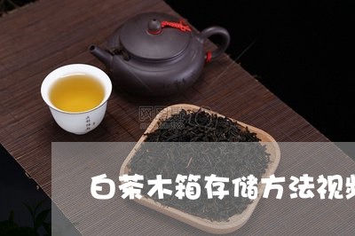 白茶木箱存储方法视频教学/2023041259372