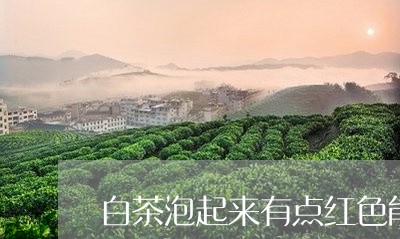 白茶泡起来有点红色能喝吗/2023041571383